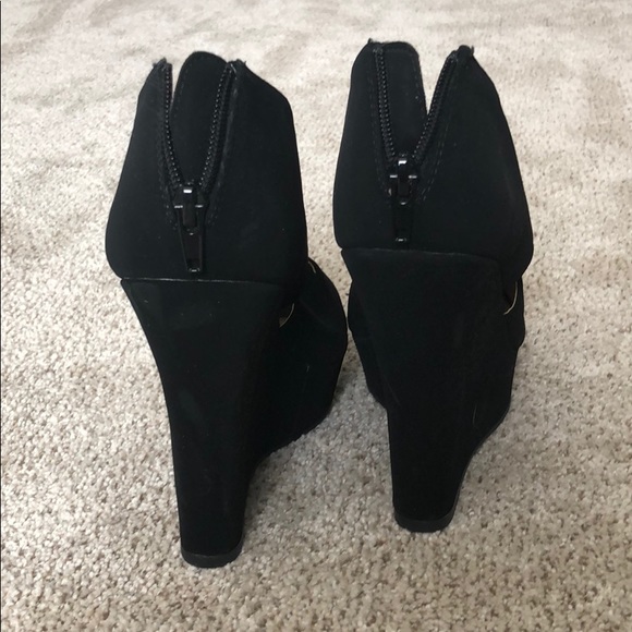 New black platform wedges - Picture 4 of 4